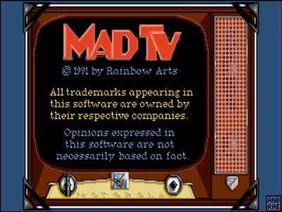 Startbildschirm von Mad TV