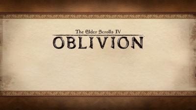 Startbildschirm von Oblivion