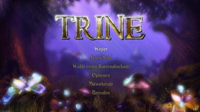 Der Startbildschirm von Trine (Enchanted Edition)