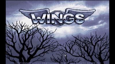 Startbildschirm von Wings