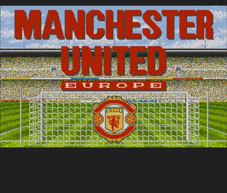 Startbildschirm von Manchester United Europe